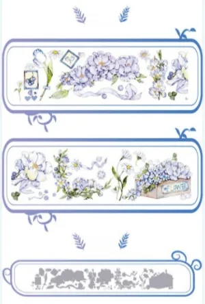 Flower & Fruit Sticker Design Washi Tape