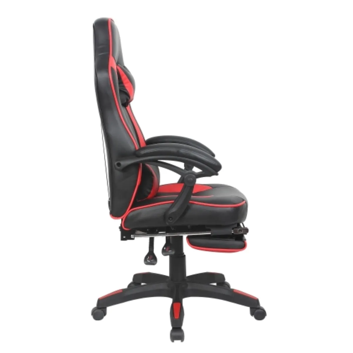 FOOTREST SERIES/ 313A GAMING CHAIR (BLACK & RED)