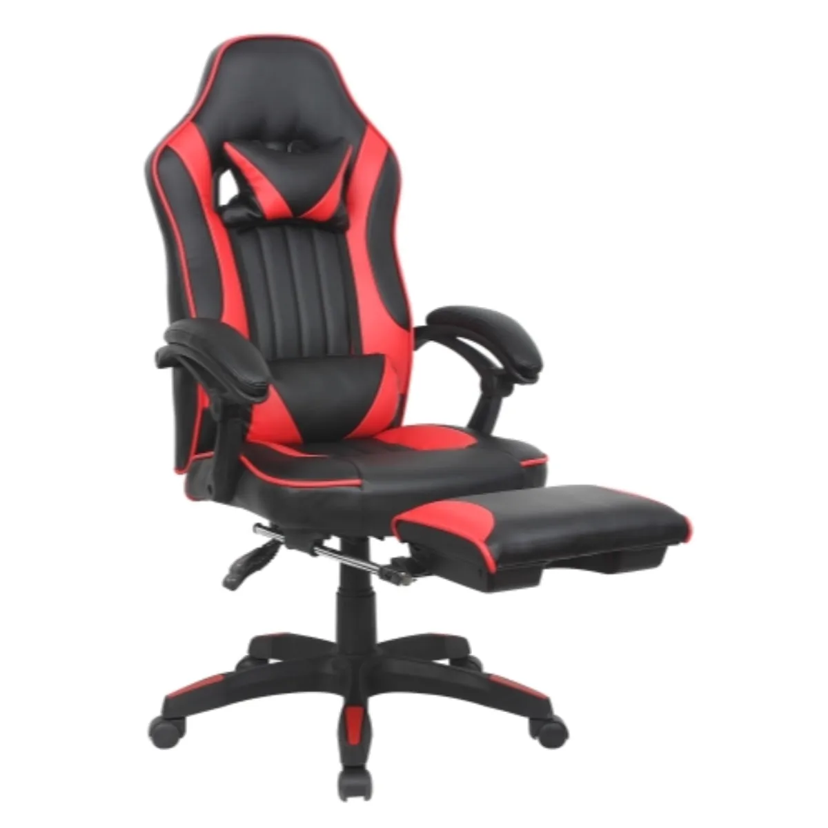 FOOTREST SERIES/ 313A GAMING CHAIR (BLACK & RED)