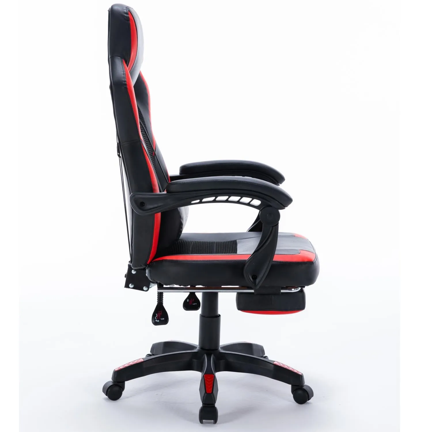 FOOTREST SERIES/ 8221 GAMING CHAIR (BLACK & RED)