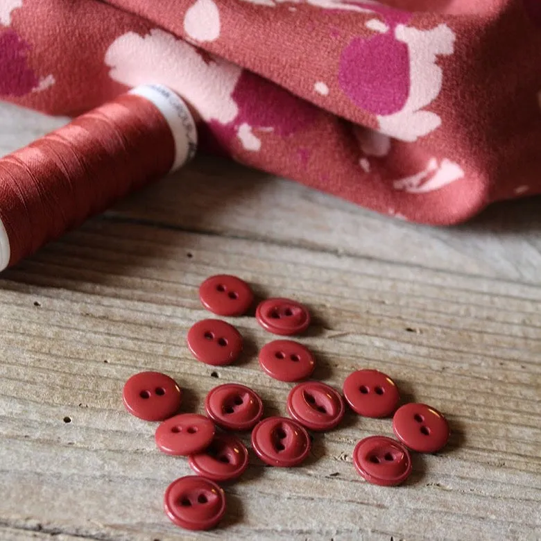 Églantine & Zoé - Essential Button in Terracotta 10mm