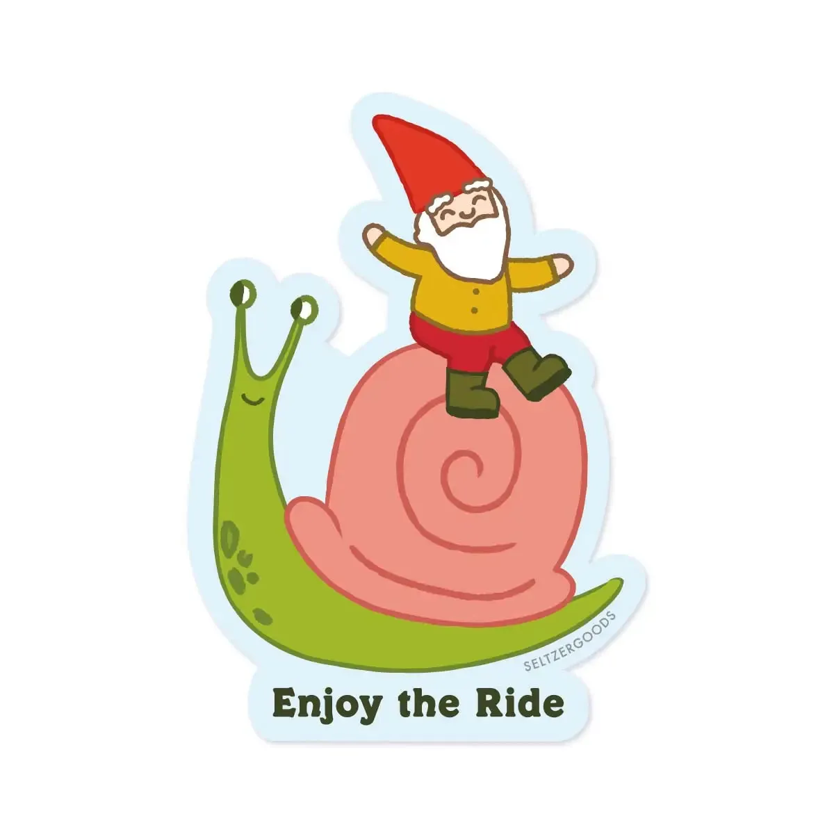 Gnome Snail | Vinyl Sticker