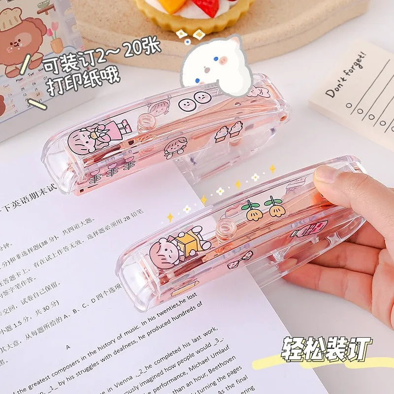 Gold Machinery Transparent Stapler