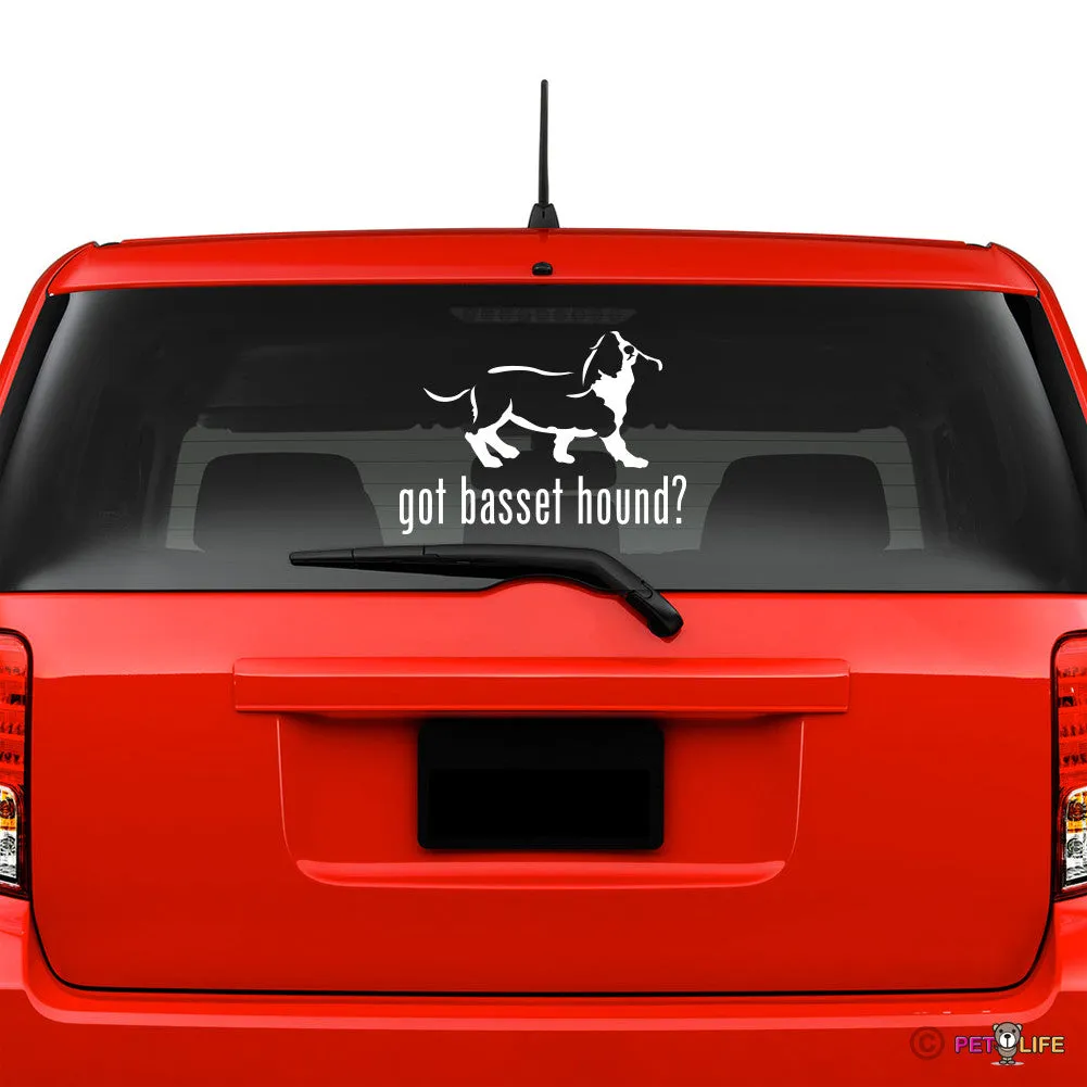 Got Basset Hound Sticker