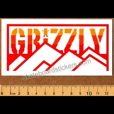 Grizzly Griptape Skateboard Sticker