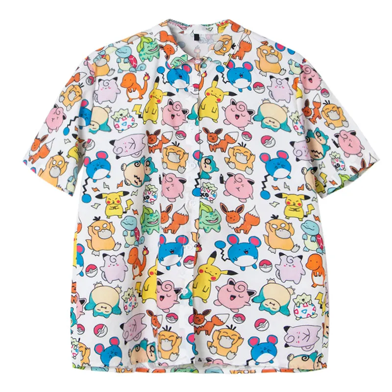 HARAJUKU CARTOON SHORT SLEEVE SHIRT BY22252