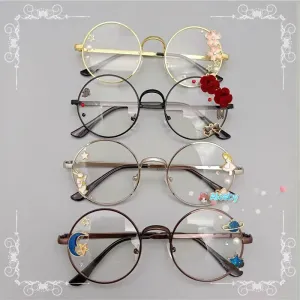 HARAJUKU LOLITA COS ROUND FRAME GLASSES BY12005