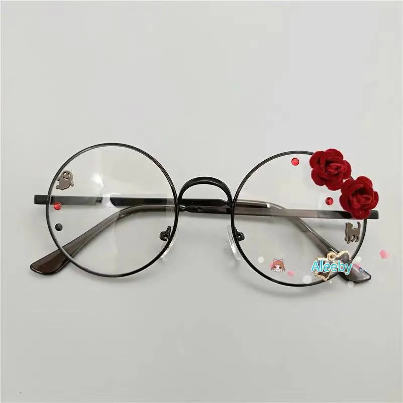 HARAJUKU LOLITA COS ROUND FRAME GLASSES BY12005