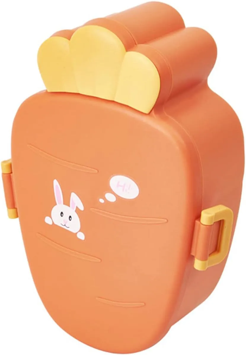 Hey Bunny Love Carrot Shape Lunch Box.