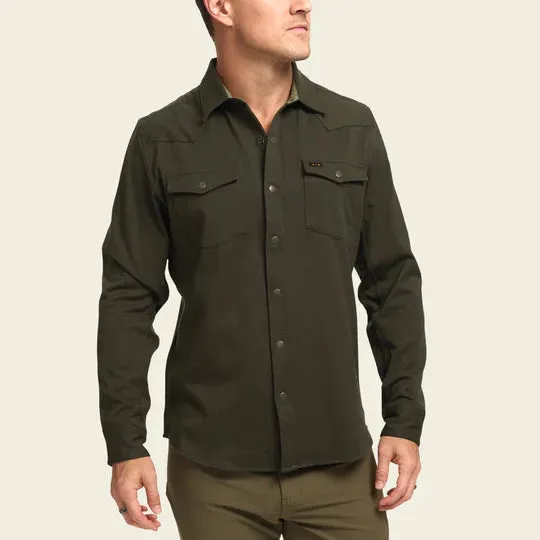 Stretchable Mens Snapshirt by Howler Brothers - Stockman 2025 Edition