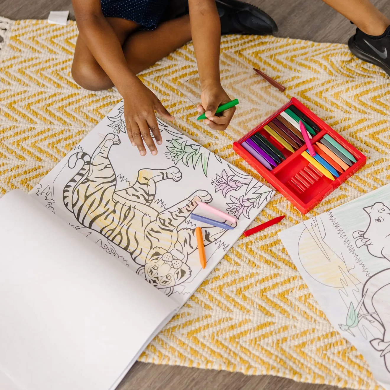 Jumbo Coloring Pad - Animals