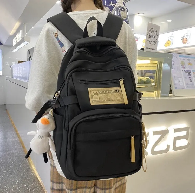 Korean Version Schoolbag Unisex Backpack 002