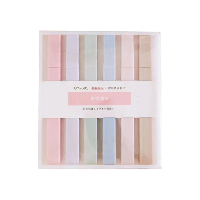 Large Capacity Pastel Colors Highlighters