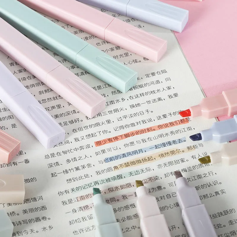 Large Capacity Pastel Colors Highlighters