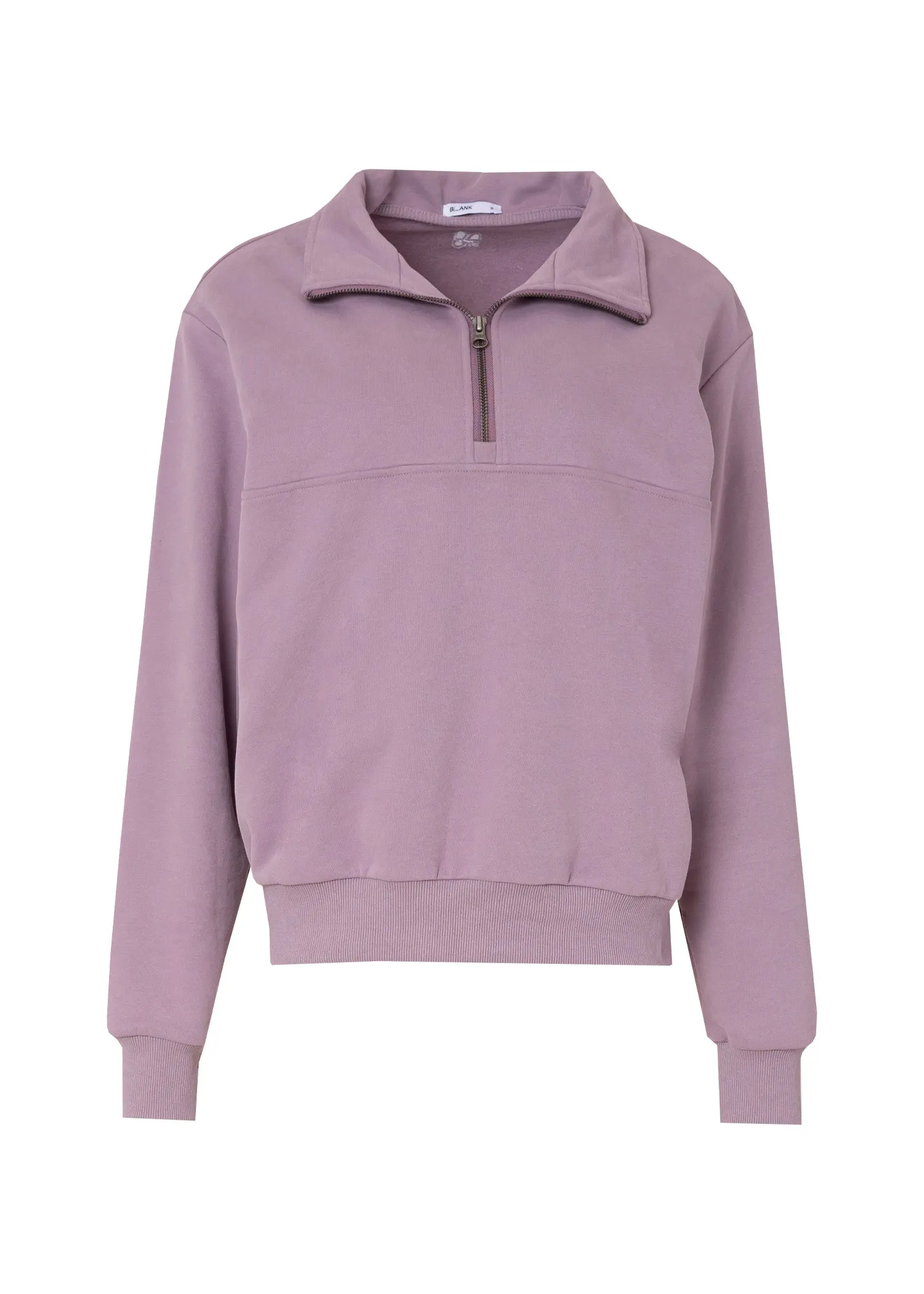 Lavender Half Zip Sweatshirt