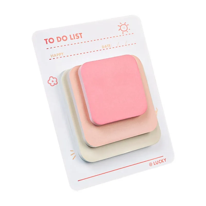 Macaron Color Combination To Do List Sticky Notes