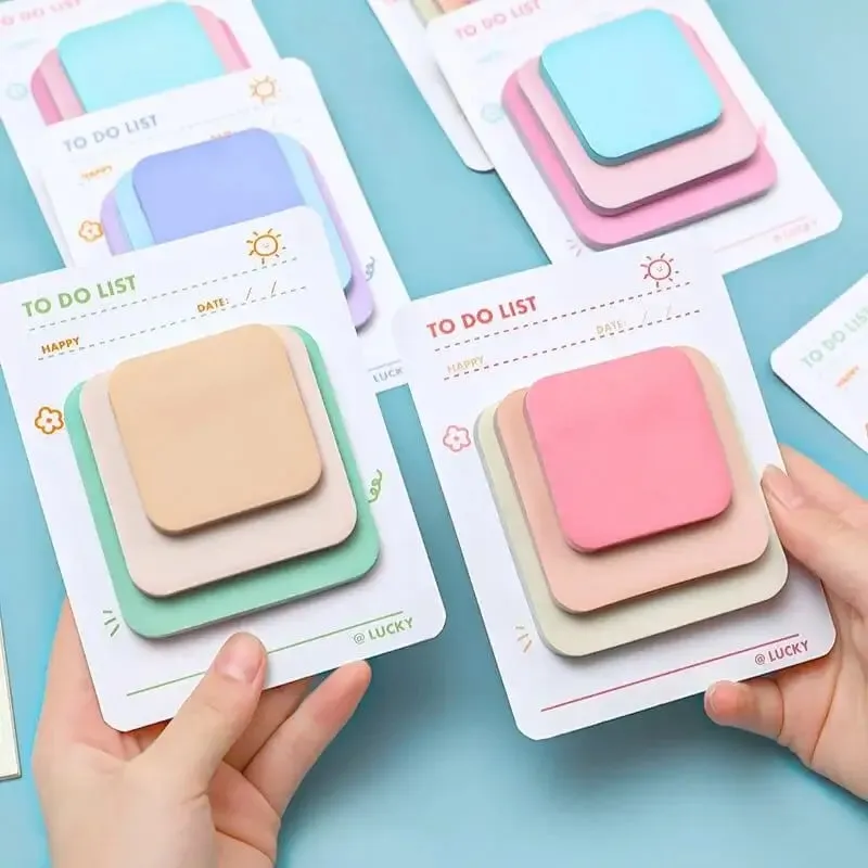 Macaron Color Combination To Do List Sticky Notes