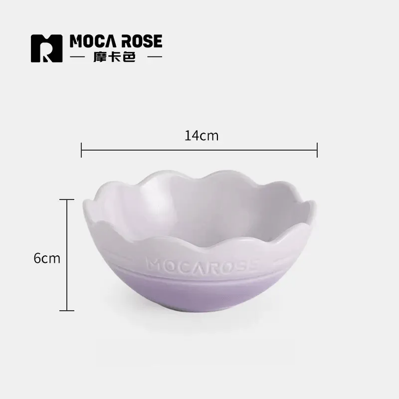 Set of Kitchenware: Mocarose Bowls and Plates Collection