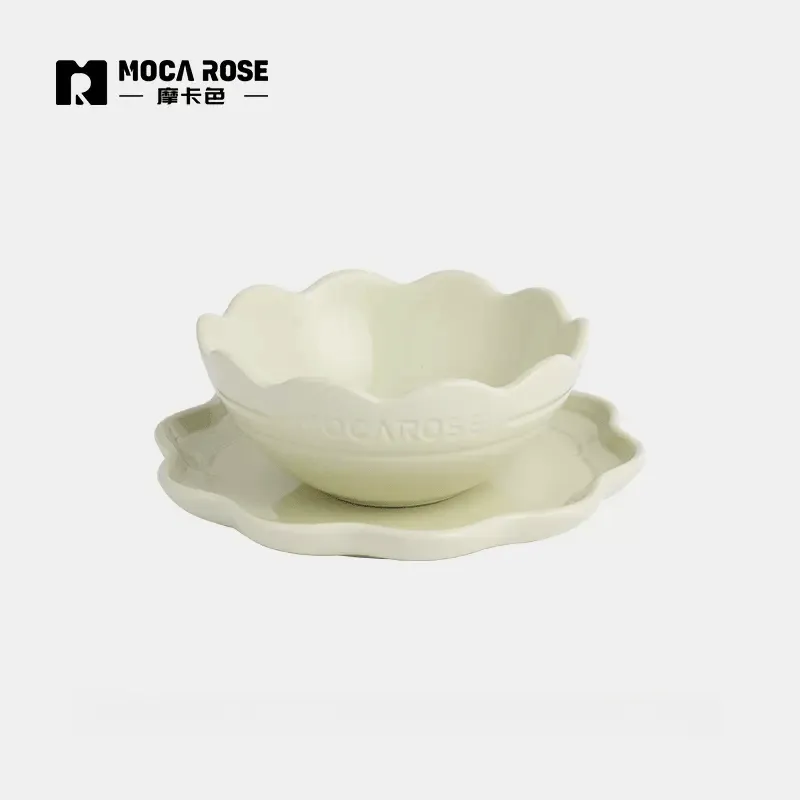 Set of Kitchenware: Mocarose Bowls and Plates Collection