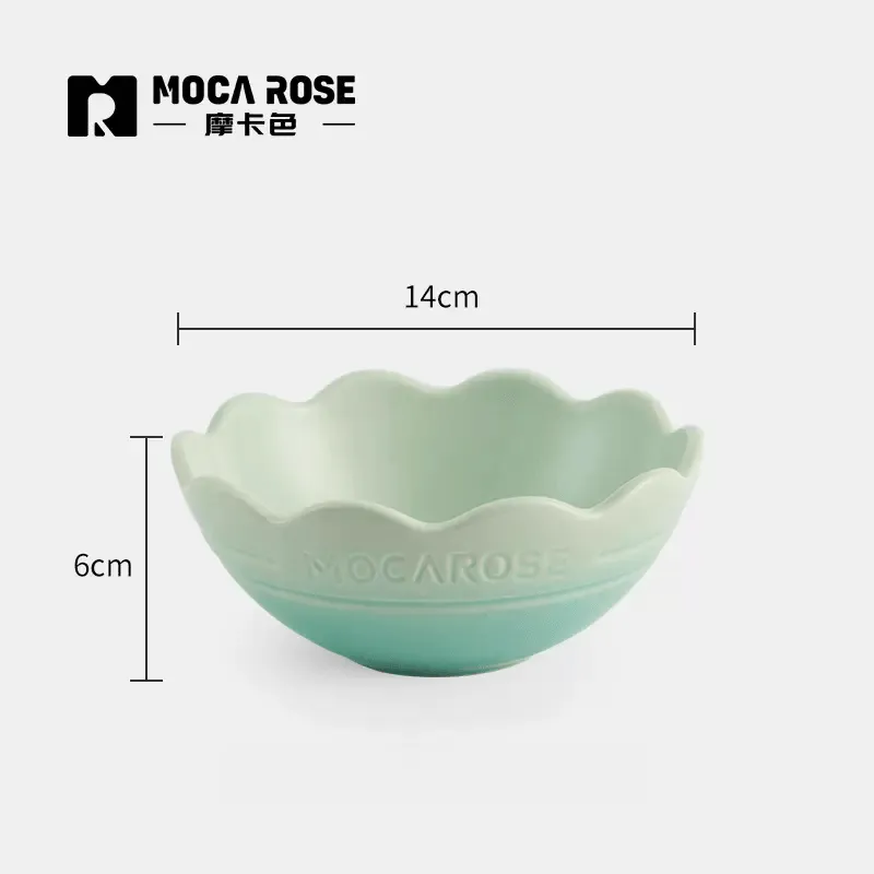 Set of Kitchenware: Mocarose Bowls and Plates Collection