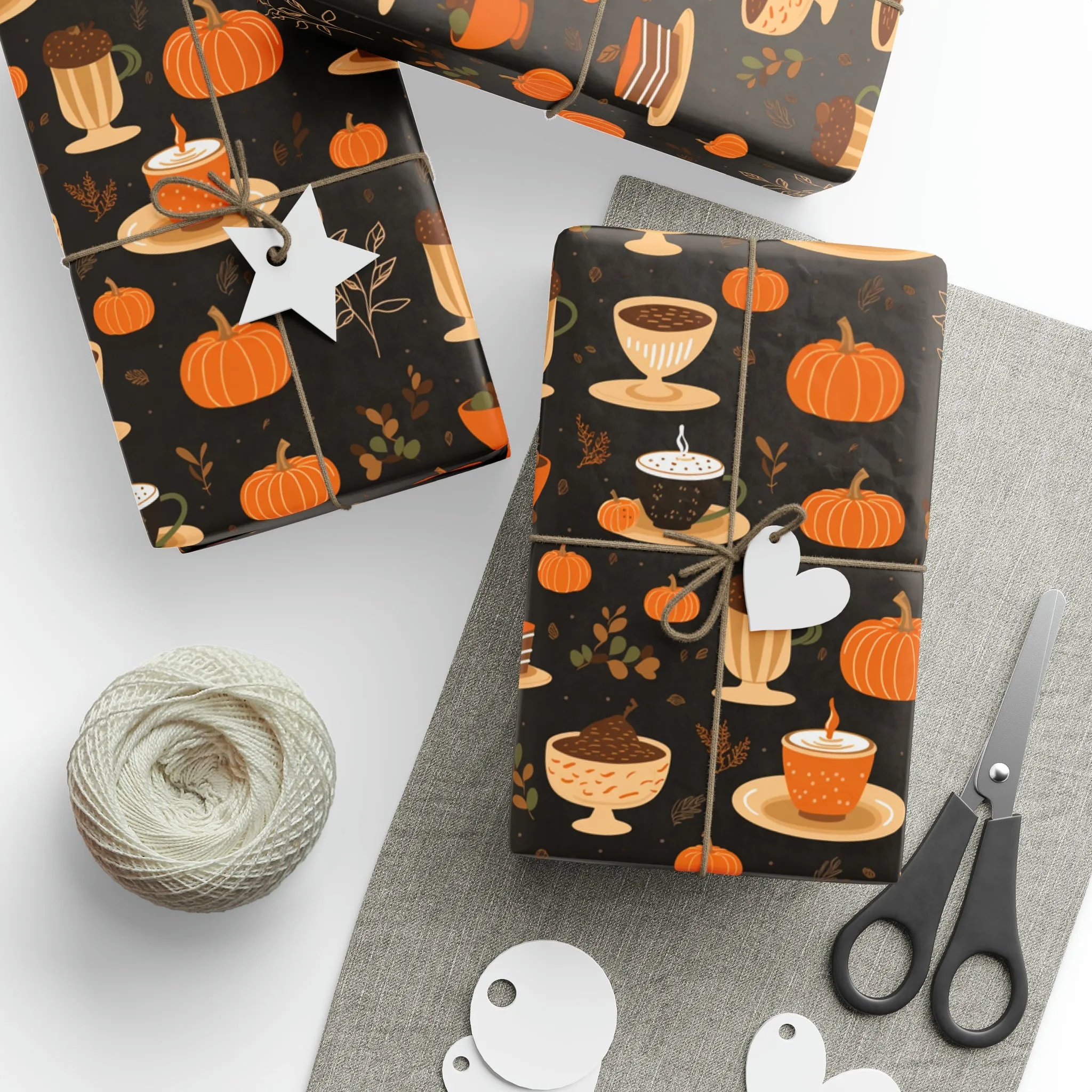 More Pumpkin Spice Wrapping Paper