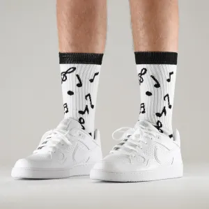 Music Notes Soft Socks