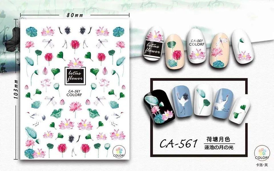 Nail Art Stickers CA COLORF