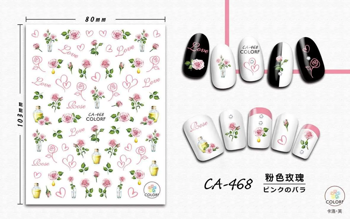 Nail Art Stickers CA COLORF