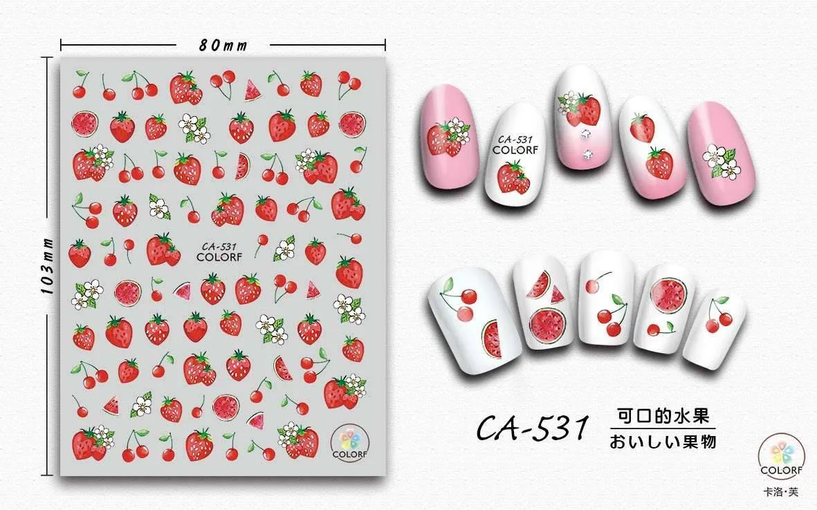 Nail Art Stickers CA COLORF