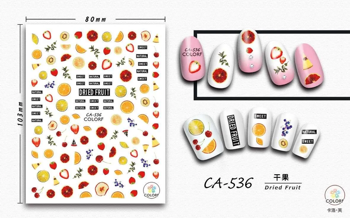 Nail Art Stickers CA COLORF