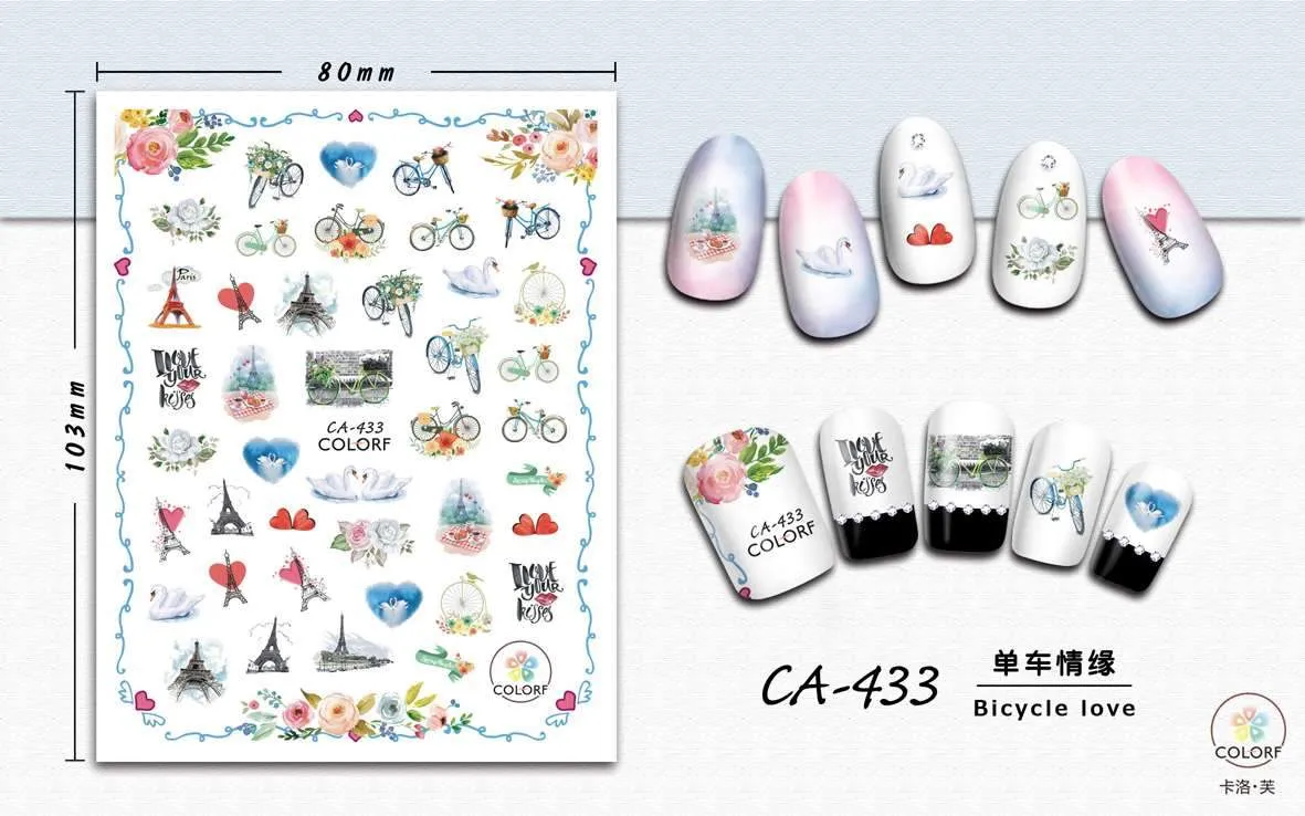 Nail Art Stickers CA COLORF