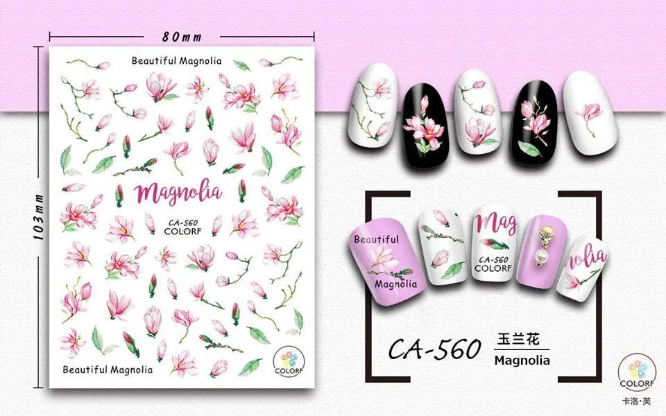 Nail Art Stickers CA COLORF