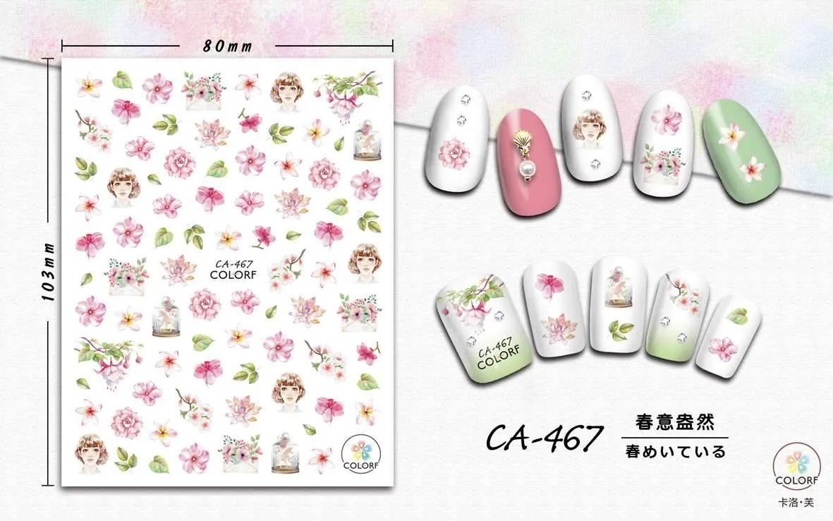 Nail Art Stickers CA COLORF