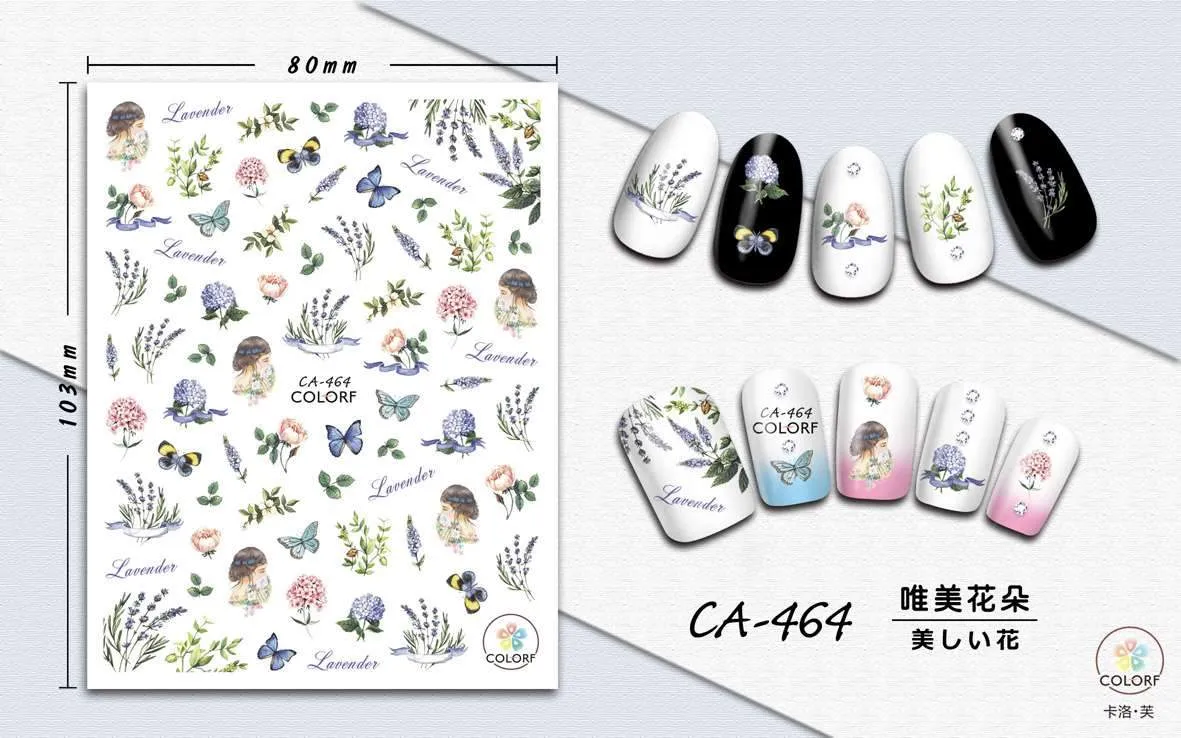 Nail Art Stickers CA COLORF