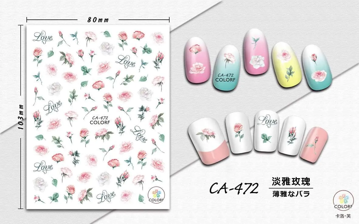 Nail Art Stickers CA COLORF