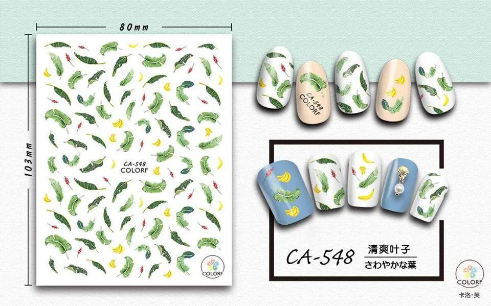 Nail Art Stickers CA COLORF