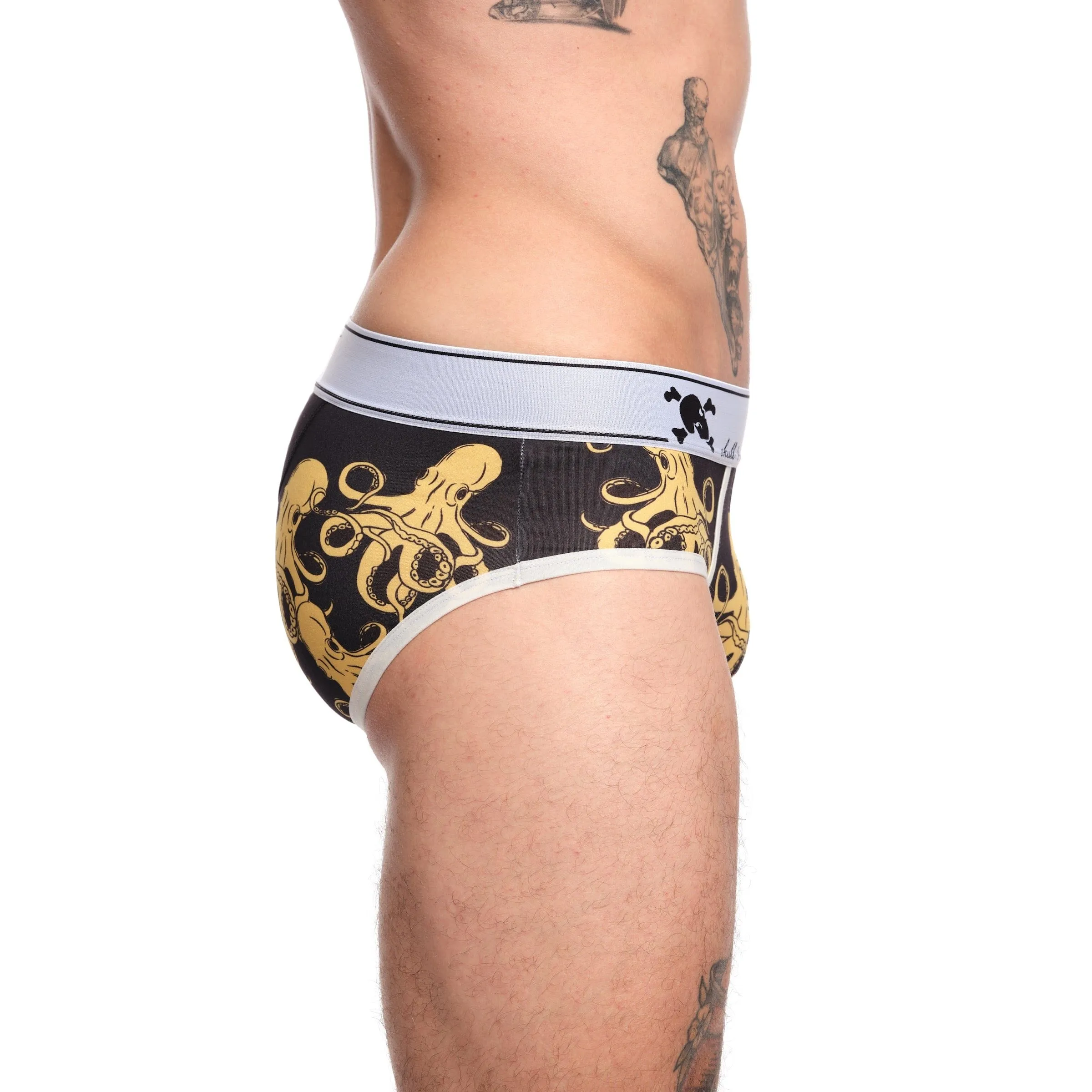 Octopus Black Brief