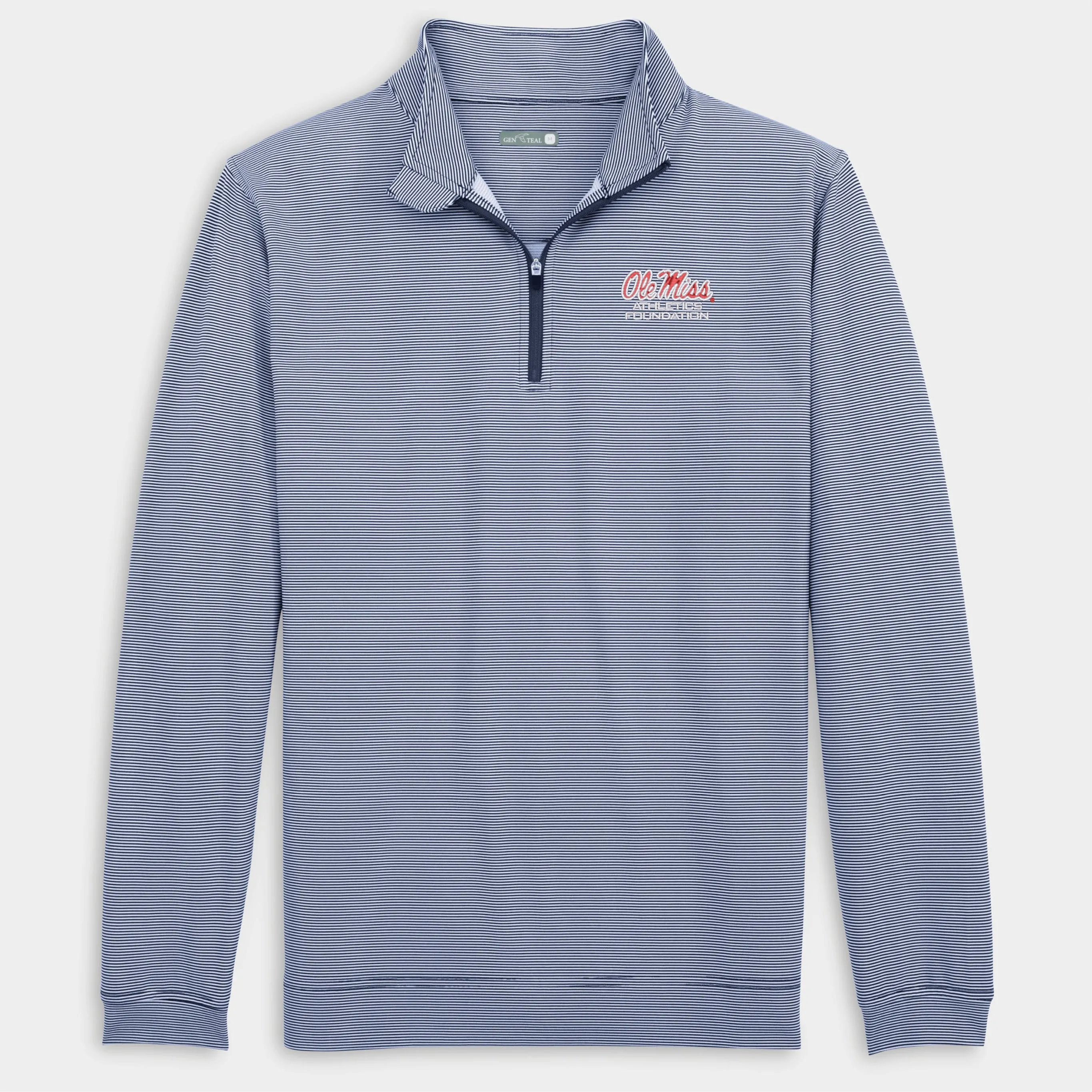 Ole Miss Athletics Foundation Pinstripe Venture Performance Quarter-Zip