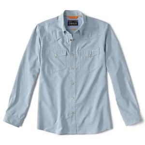 Orvis 2024 Mens High-Tech Chambray Western Style Shirt