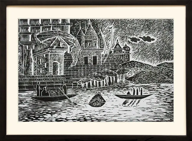 Painting of Varanasi Ghats