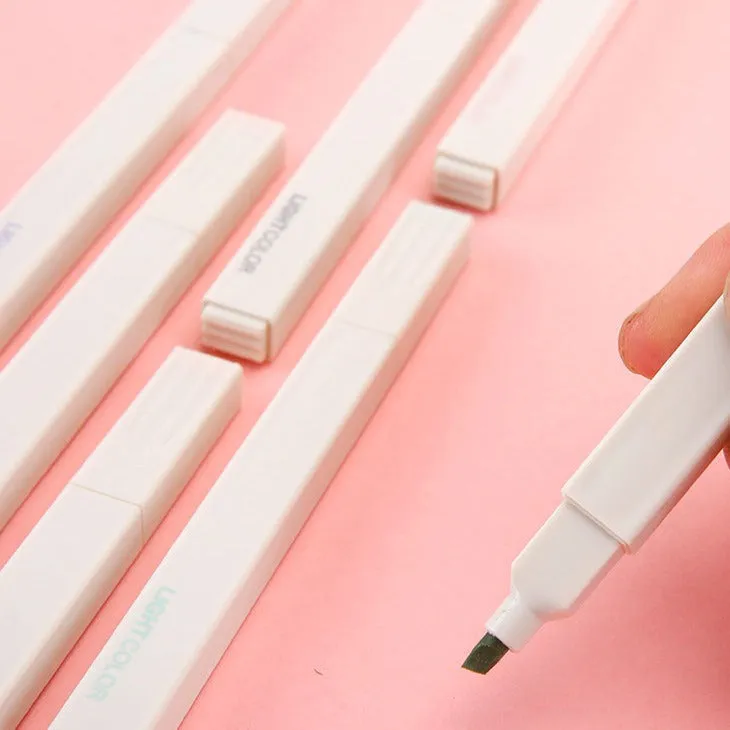 Pastel Color Highlighter Marker Pens