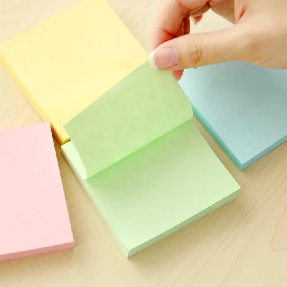 Pastel Color Non-Sticky Notes Pad