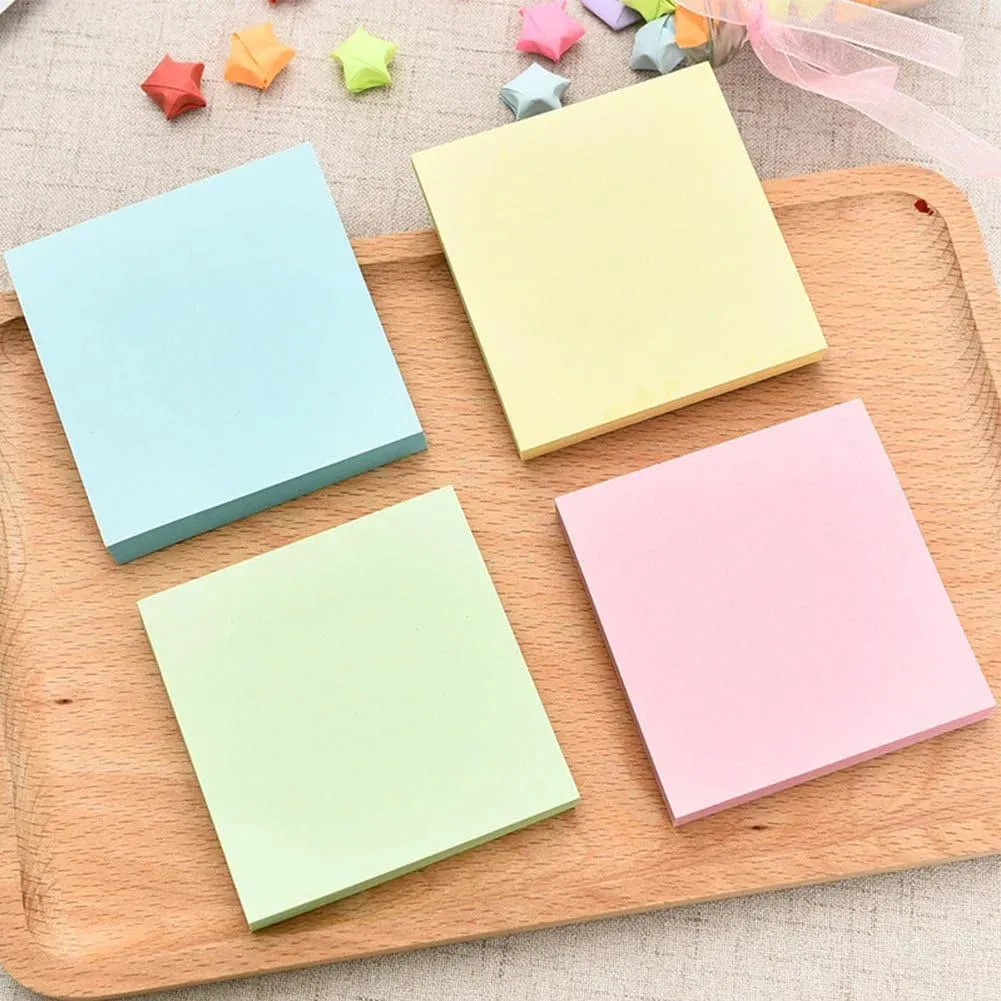 Pastel Color Non-Sticky Notes Pad