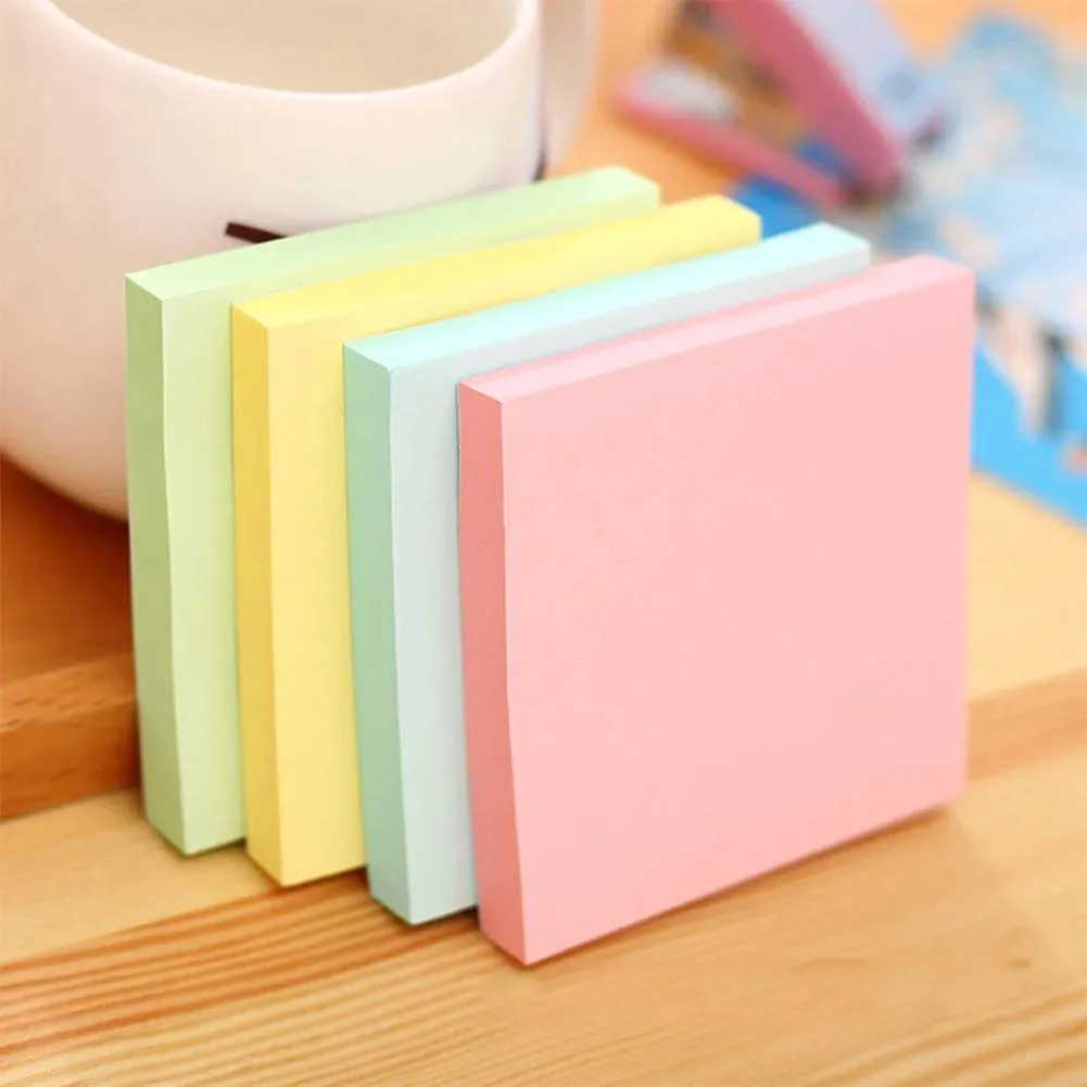 Pastel Color Non-Sticky Notes Pad