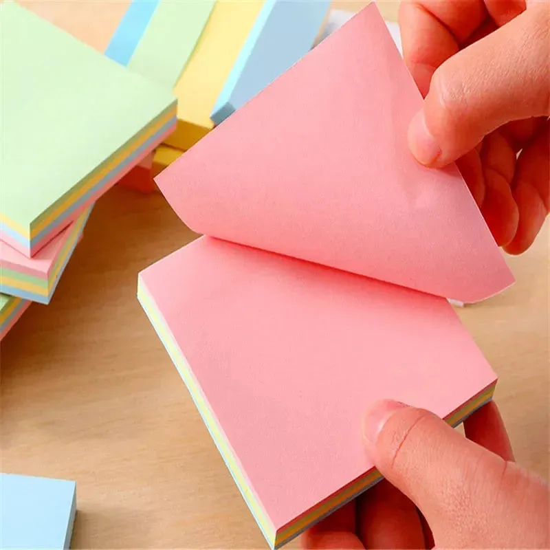 Pastel Color Non-Sticky Notes Pad