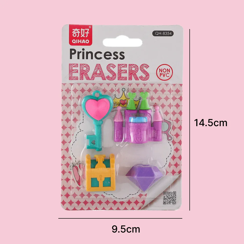 Premium-Range Of Princess Theme  Erasers.