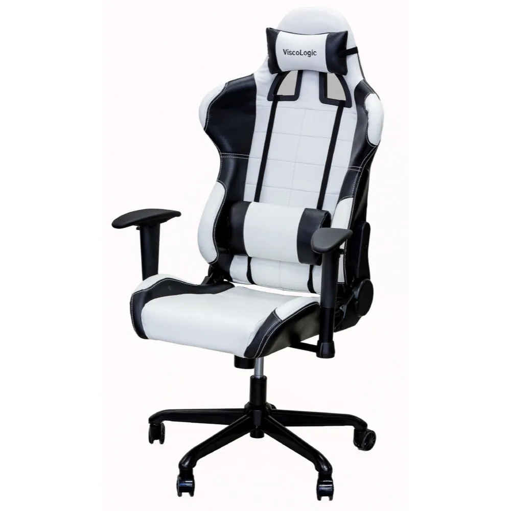 PRO-X SERIES/ 7206 GAMING CHAIR (WHITE & BLACK)