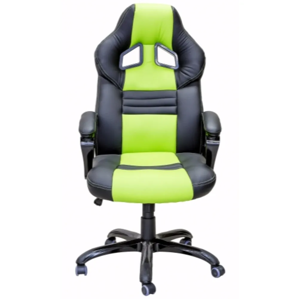 PRO-X SERIES/ 8706 GAMING CHAIR (BLACK & GREEN)