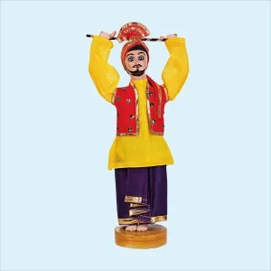 Punjabi Male Doll Dancer 9 in (Assorted Colours)