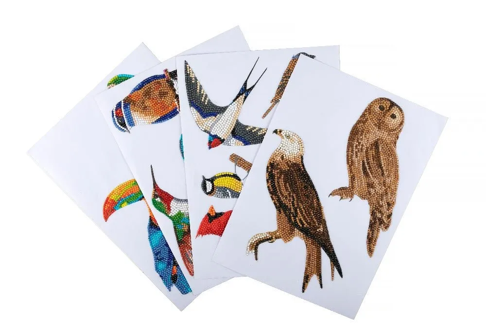 "Birds" Crystal Art Home Décor Decals